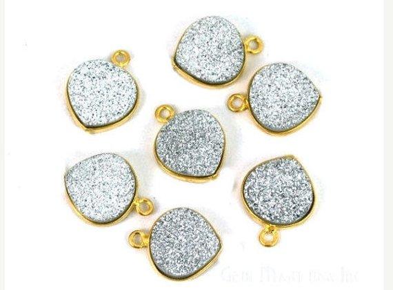 Silver Druzy
