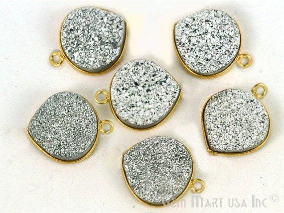 Silver Druzy