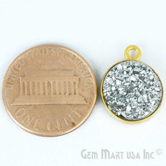 Titanium Druzy Connector