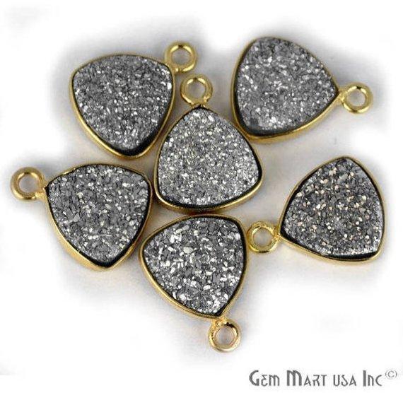 Silver Druzy