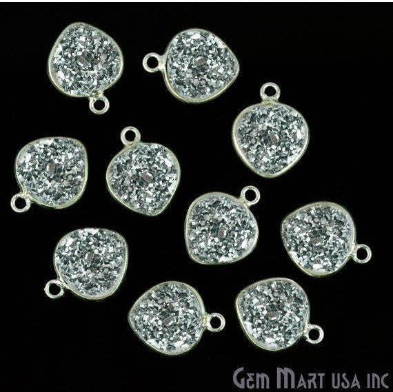 druzy connector beads, druzy connector