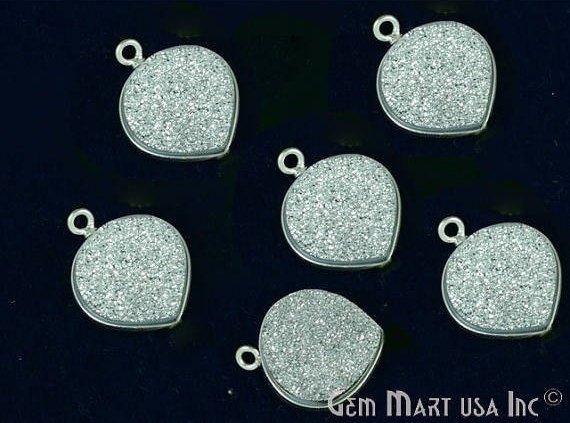 druzy connector beads, druzy connector