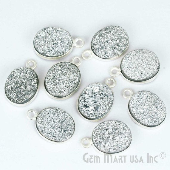 druzy connector beads, druzy connector