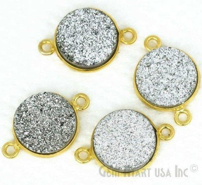 Titanium Druzy Connector