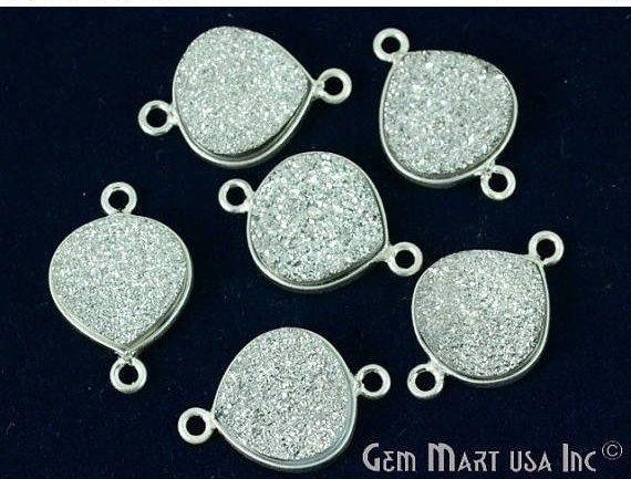 Silver Druzy
