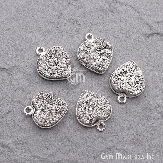 Silver Druzy