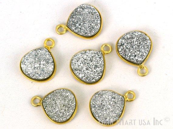 Silver Druzy