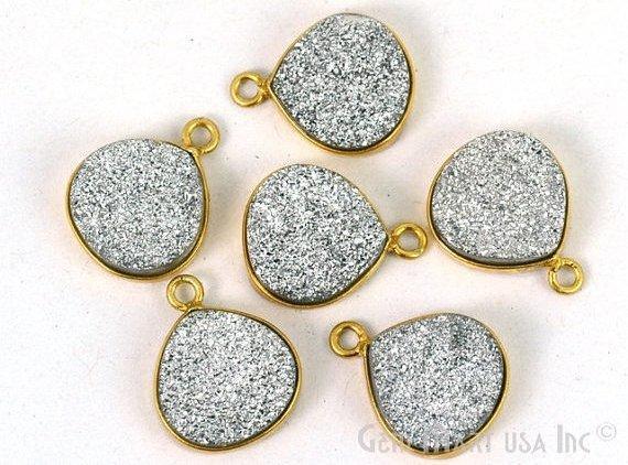 druzy connector beads, druzy connector
