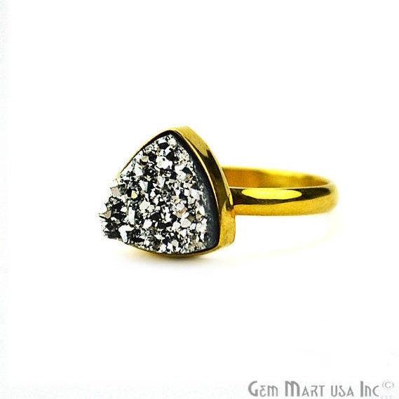 Silver Druzy