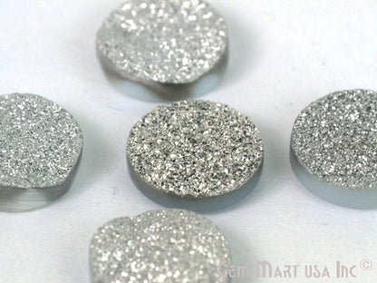 Titanium Druzy Cabochon 16mm Round Druzy (Pick Your Color) - GemMartUSA