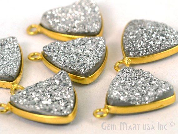 Silver Druzy