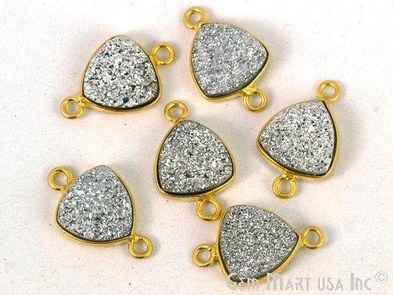 Silver Druzy