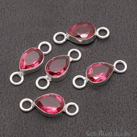gemstone connector beads, gemstone connector pendant