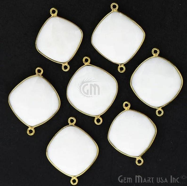 gemstone connector beads, gemstone connector pendant