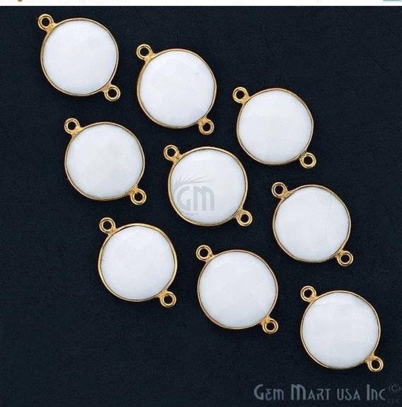 gemstone connector beads, gemstone connector pendant