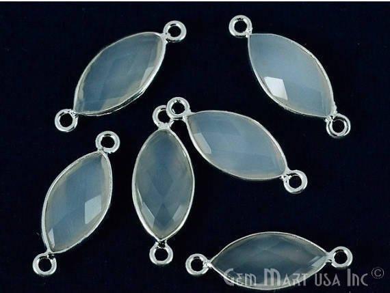 gemstone connector beads, gemstone connector pendant