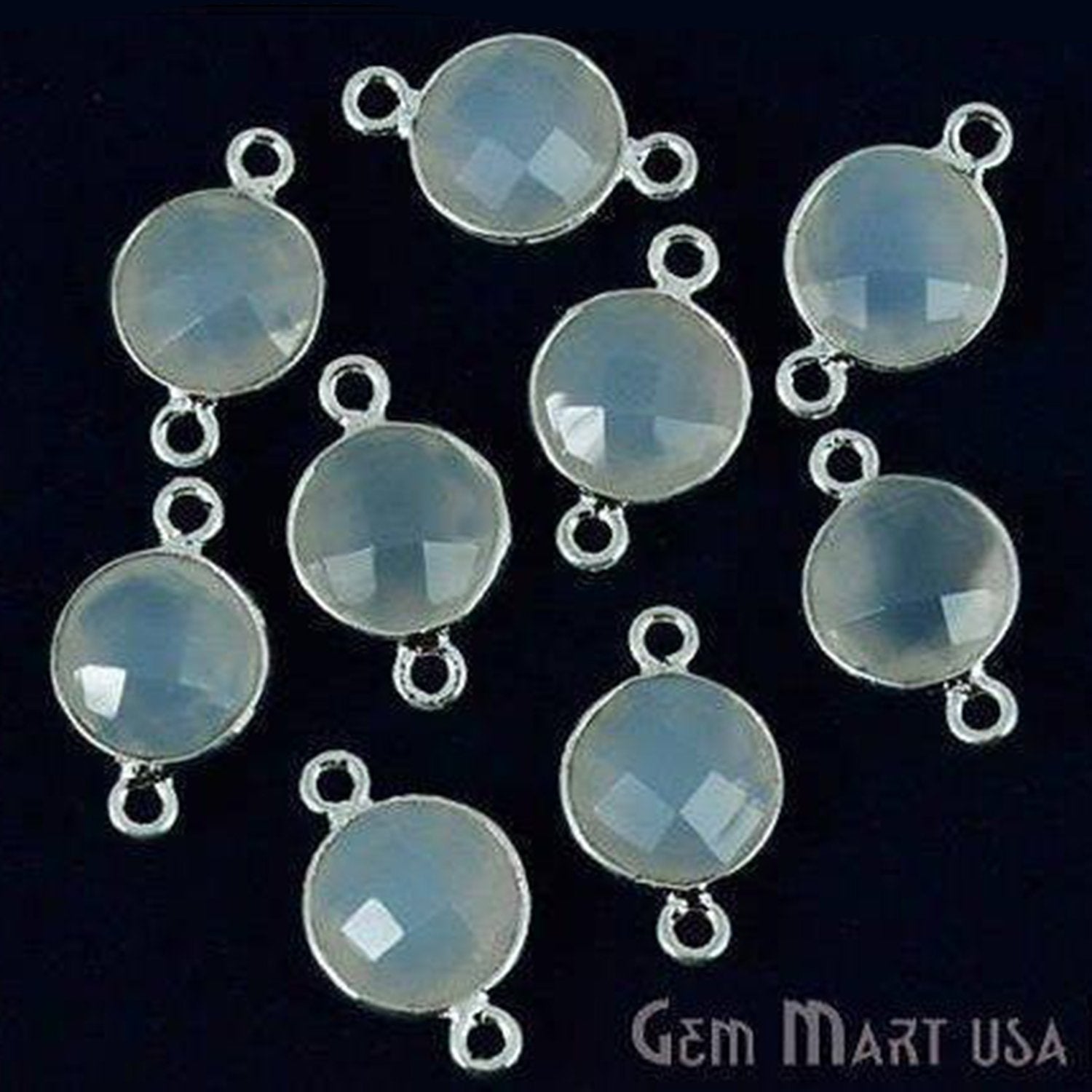 gemstone connector beads, gemstone connector pendant