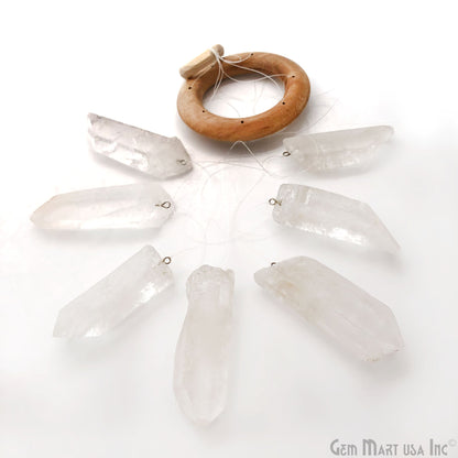 Crystal Quartz Wind Chime, Natural Crystal Wind Chimes, Garden Décor, Home Décor, Melodic Tones