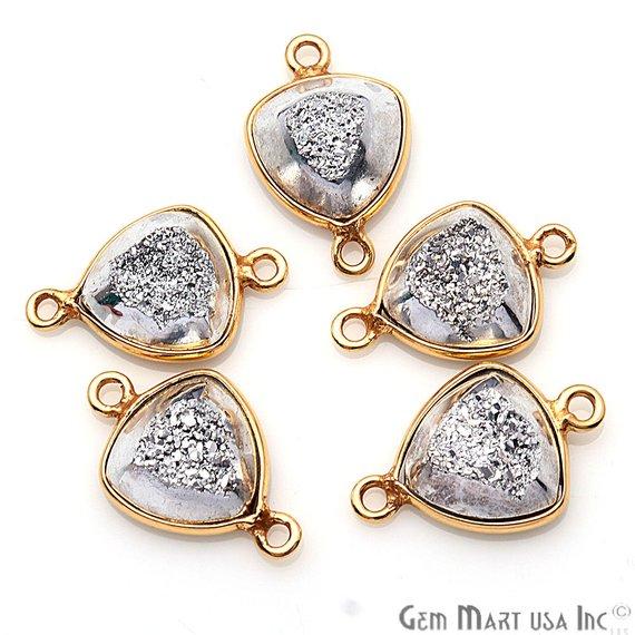 Silver Druzy