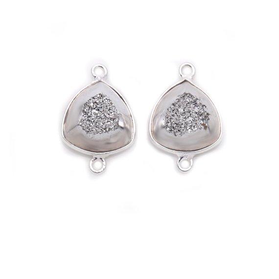 Silver Druzy