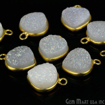 druzy connector beads, druzy connector