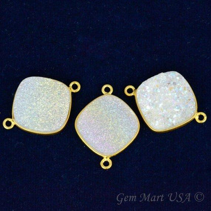 druzy connector beads, druzy connector