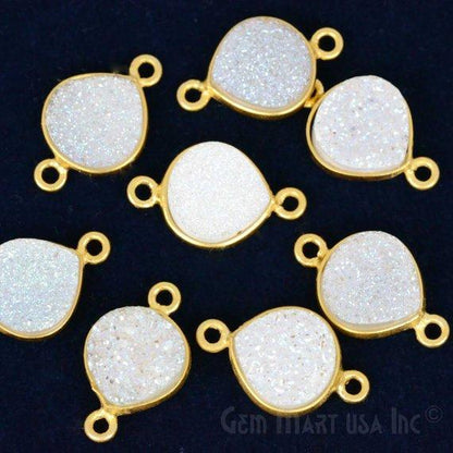 druzy connector beads, druzy connector