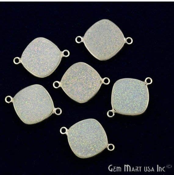 druzy connector beads, druzy connector