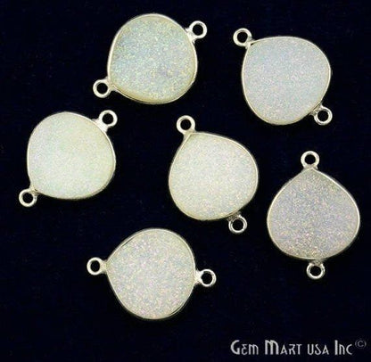 druzy connector beads, druzy connector