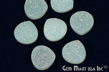 Plain Druzy 12mm Heart Shape Loose Cabochon (Pick Your Color) - GemMartUSA