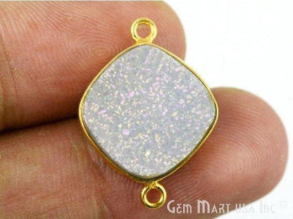 druzy connector beads, druzy connector