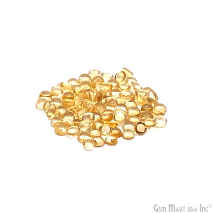 Citrine Wholesale Gemstones, 100% Natural Semi-Precious Gems, Yellow Faceted Loose Gems, 3mm, Round, 1 Carat