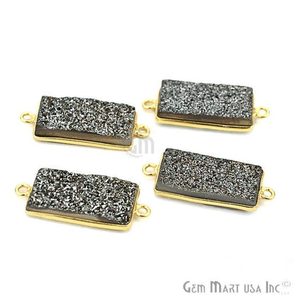 druzy connector beads, druzy connector