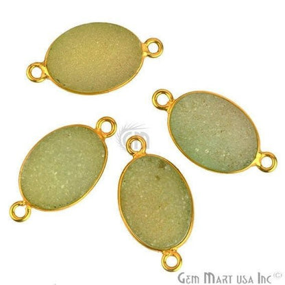 druzy connector beads, druzy connector