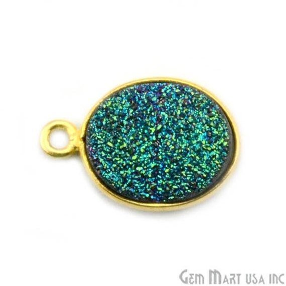 druzy connector beads, druzy connector