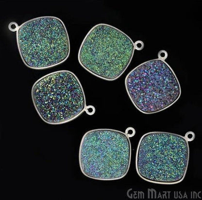 druzy connector beads, druzy connector