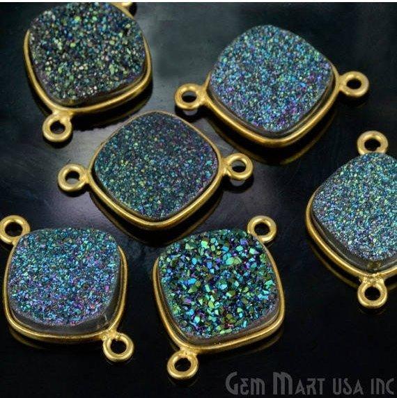 druzy connector beads, druzy connector