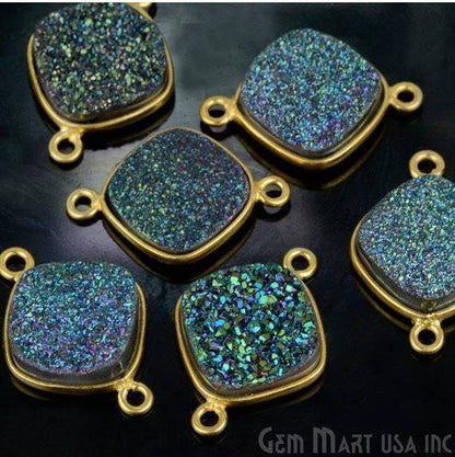 druzy connector beads, druzy connector