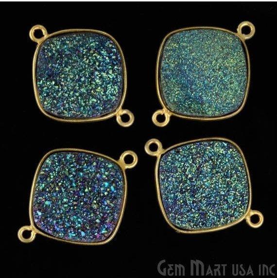 druzy connector beads, druzy connector