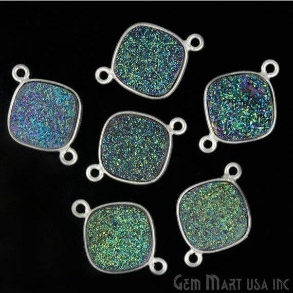 druzy connector beads, druzy connector