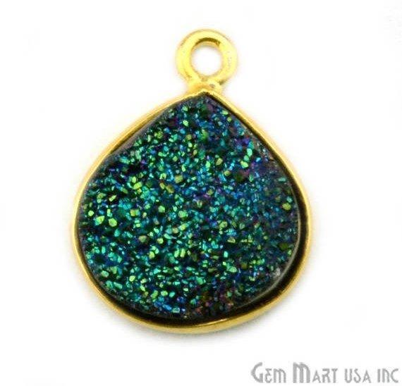 druzy connector beads, druzy connector
