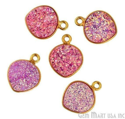 druzy connector beads, druzy connector