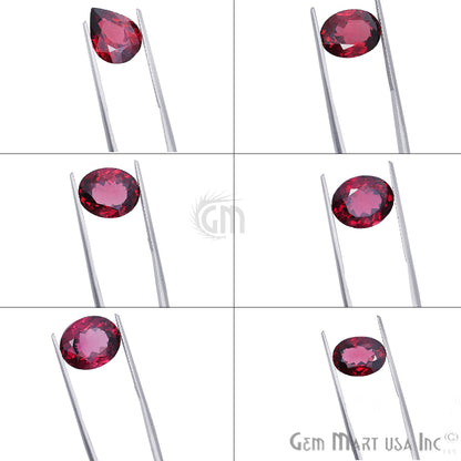 Rhodolite Garnet, Pear & Oval Shape, Loose Gemstone, January Birthstones (RH-0119-0124) - GemMartUSA