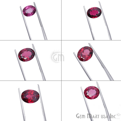 Rhodolite Garnet, Oval Shape, Loose Gemstone, January Birthstones (RH-0061-0066) - GemMartUSA