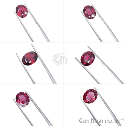 Rhodolite Garnet, Oval Shape, Loose Gemstone, January Birthstones (RH-0049-0054) - GemMartUSA