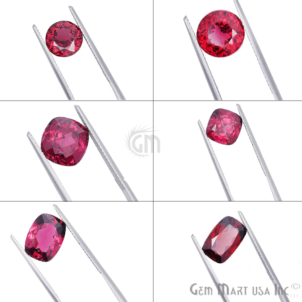 Rhodolite Garnet, Garnet Gemstone, Loose Gemstone, January Birthstones (RH-0037-0042) - GemMartUSA