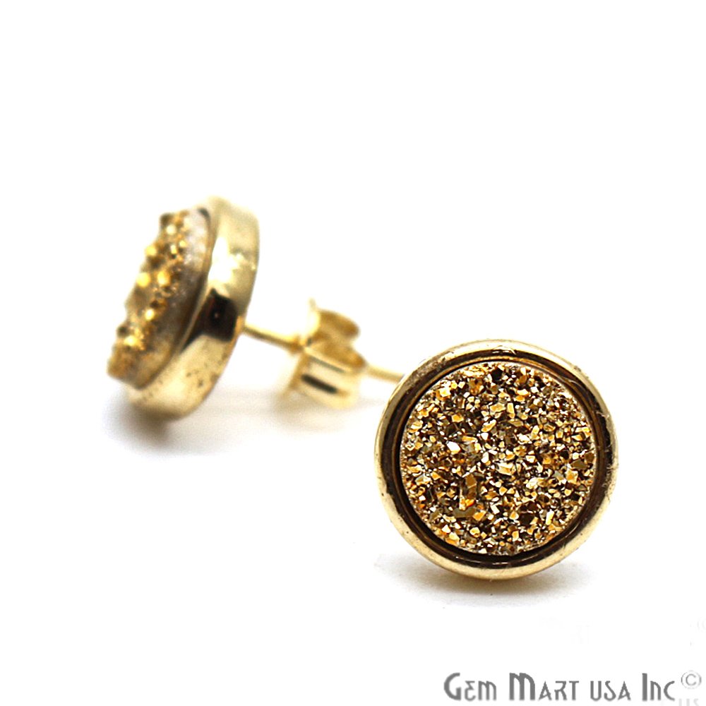 1.Gold Druzy-50701