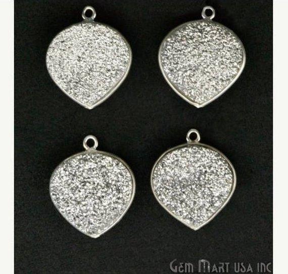 druzy connector beads, druzy connector