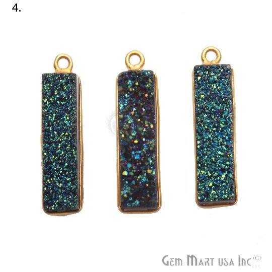 Green druzy