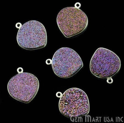 druzy connector beads, druzy connector